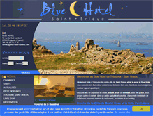 Tablet Screenshot of blue-hotel-stbrieuc.com